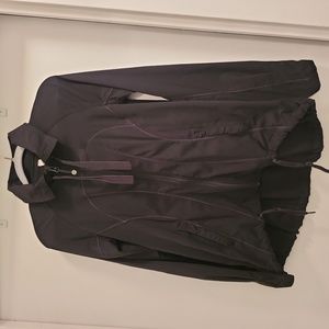 Lululemon Windbreakeer Full Zip Jacket, Size 4, Pockets, Drawstring Bottom